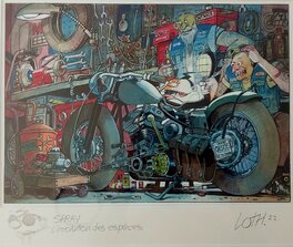 Cédric Loth - Spray - L'évolution des espèces - Comic Strip