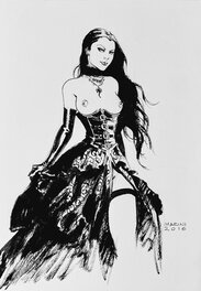 Enrico Marini - Attention, Vampire. - Original Illustration