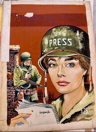César Spadari - CASCO DE ACERO  Magazine N 36 Press - Planche originale