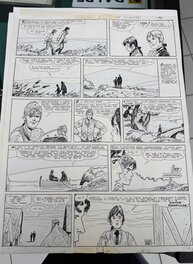 Hugo PRATT KIDNAPPE PLANCHE ORIGINALE SIGNEE