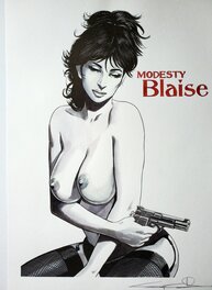 MODESTY BLAISE illustration originale