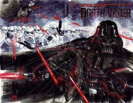Julien Hugonnard-Bert - Dark Vador - Illustration originale