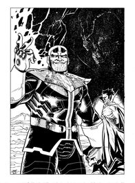 Julien Hugonnard-Bert - Thanos - Illustration originale