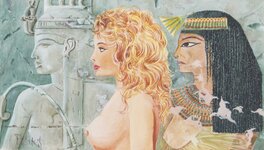 Dick Vlottes - Dick Vlottes | Vrouwen van de Nijl - Illustration originale