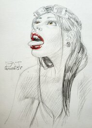 Patrizio Evangelisti - illustration originale - Illustration originale
