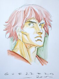 Mateo Guerrero - illustration originale     couleur directe - Original Illustration