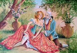 Florence Magnin - illustation originale  couleur directe - Original Illustration