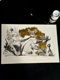 Ood Serrière - Pin-Up&Bestioles - Original Illustration