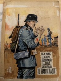César Spadari - El FRANCOTIRADOR “CASCO DE ACERO COVER” - Planche originale