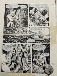 César Spadari - Phantom in a Pirate ship - Planche originale