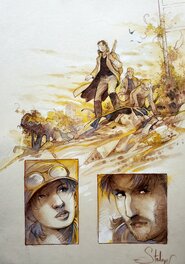 Éric Stalner - LA ZONE   couleur directe - Original Illustration