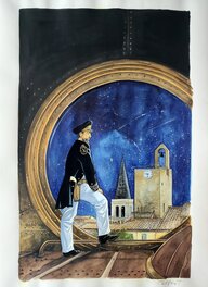 CAPTAIN NEMO  illustration originale