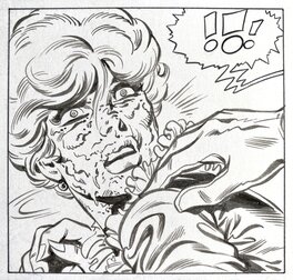 Jean-Yves Mitton - Mikros - Titans no 61 page 38 - planche originale - comic art PSI Jean-Yves Mitton - Mikros - Titans no 61 page 38 - planche originale - comic art PSI