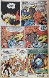 Jean-Yves Mitton - Mikros - Titans no 61 page 38 - planche originale - comic art - PSI Jean-Yves Mitton - Mikros - Titans no 61 page 38 - planche originale - comic art - PSI