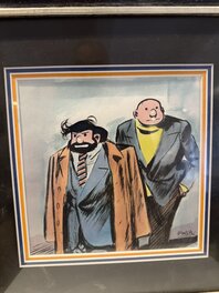 Blutch - Blutch TIIF ET TONDU SUPERBE ILLUSTRATION COULEUR - Illustration originale