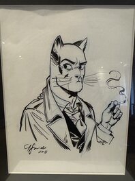 Juanjo Guarnido - Guarnido BLACKSAD SUPERBE ILLUSTRATION PORTRAIT - Original Illustration
