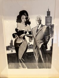 Enrico Marini - Marini BURLESQUE SUPERBE ILLUSTRATION - Illustration originale