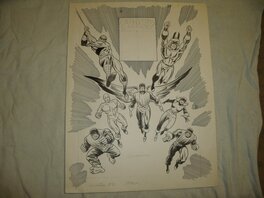 Jean-Yves Mitton - Page sommaire pour Spidey - Planche originale