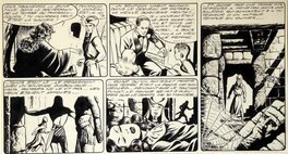 Marcello, Loana princesse de la jungle, planche n°14, Le temple maudit, paris jeune aventures, 1949.