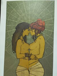 Même dessin 30x40 en couleur 30 exemplaires  ex libris ??