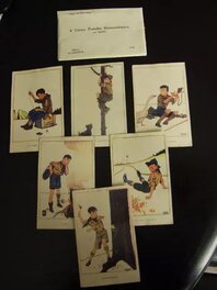 La série de cartes avec son enveloppe La série de cartes avec son enveloppe