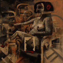 Dave McKean - A propos de Nice - Illustration originale