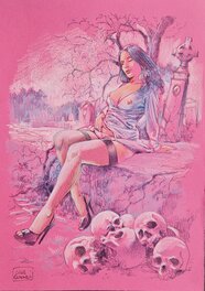Luca Raimondo - Widow - Illustration originale