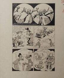 La planche 4 de Gus et Gaetan 16 au Format de 25 X 32,5 Cm La planche 4 de Gus et Gaetan 16 au Format de 25 X 32,5 Cm
