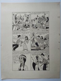 La Planche 5 du Gus et Gaëtan 16 au format entier de : 25 X 32,5 Cm