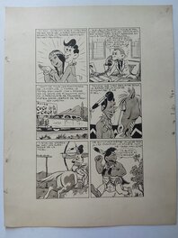La planche 6 (8) de Gus et Gaetan 16 au Format entier de 25 X 32,5 Cm , Nickelle
