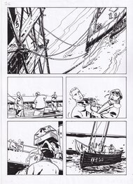 Bruno Le Floc'h - Trois éclats blancs - Planche originale