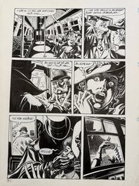 César Spadari - Jack and the woman, Fantomen tunelbandermorgen - Planche originale