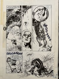 César Spadari - Phantom vs The Panther - Comic Strip