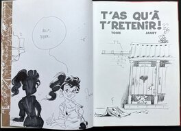 Dan : Le petit Spirou tome 8 édition limitée Khani, dédicace