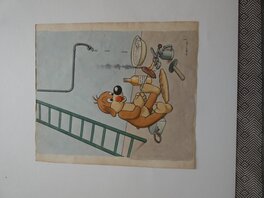 José Cabrero Arnal - Pif gastronome en bâtiment.  Couverture - Planche originale
