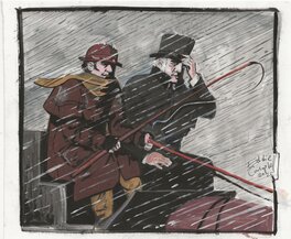 Eddie Campbell - From Hell painting - Illustration originale