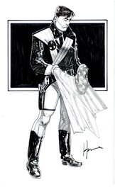 Howard Chaykin - American Flagg: Tattered - Illustration originale