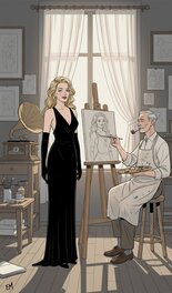 Enrique Millo - Le modèle - Illustration originale