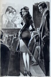 Walter Molino - Molino, couverture Gong, cinema e varietà, 1945. - Couverture originale