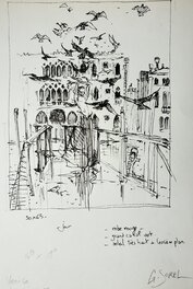 Guillaume Sorel - LES PIGEONS - Œuvre originale