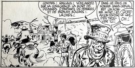Jean Giraud - Blueberry - Le Cavalier perdu - planche original no 42 - comic art c1 Jean Giraud - Blueberry - Le Cavalier perdu - planche original no 42 - comic art c1