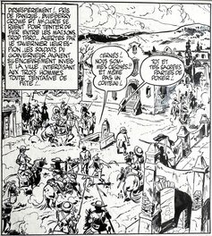 Jean Giraud - Blueberry - Le Cavalier perdu - planche original no 42 - comic art e1 Jean Giraud - Blueberry - Le Cavalier perdu - planche original no 42 - comic art e1
