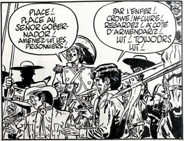 Jean Giraud - Blueberry - Le Cavalier perdu - planche original no 42 - comic art f1 Jean Giraud - Blueberry - Le Cavalier perdu - planche original no 42 - comic art f1