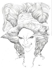 Bruno Maïorana - Vampire 1 - Illustration originale