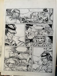 César Spadari - Mayor Laguna with Indian - Comic Strip