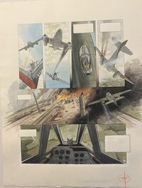 Stéphan Agosto - Stephan Agosto, planche originale, "Crépuscule de Sang", "Emergency N°1". - Planche originale