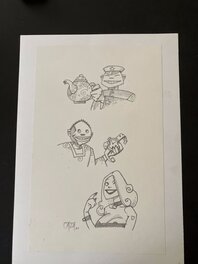 philippe caza - Trois dessins pour son billet d’humeur - Comic Strip