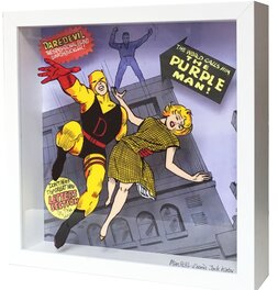 Marc Rouchairoles - Daredevil d'après Kirby en relief - Œuvre originale