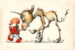 Jean Dulieu - Paulus de Boskabouter - Margriet - Original Illustration