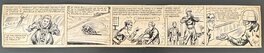 René Pellos - René Pellos "L'Abeille" Format Strip Presse Régionale du Rhône CIRCA 1950 - Planche originale